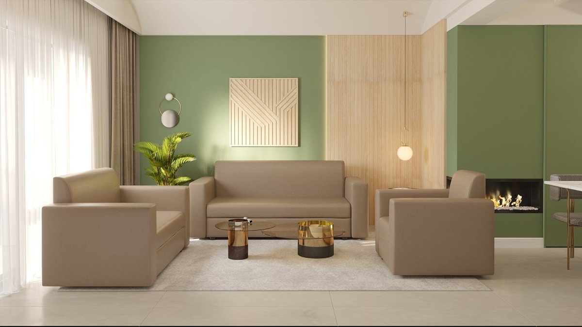 Couch Series Leatherette Sofa - Sekar Lifestyle