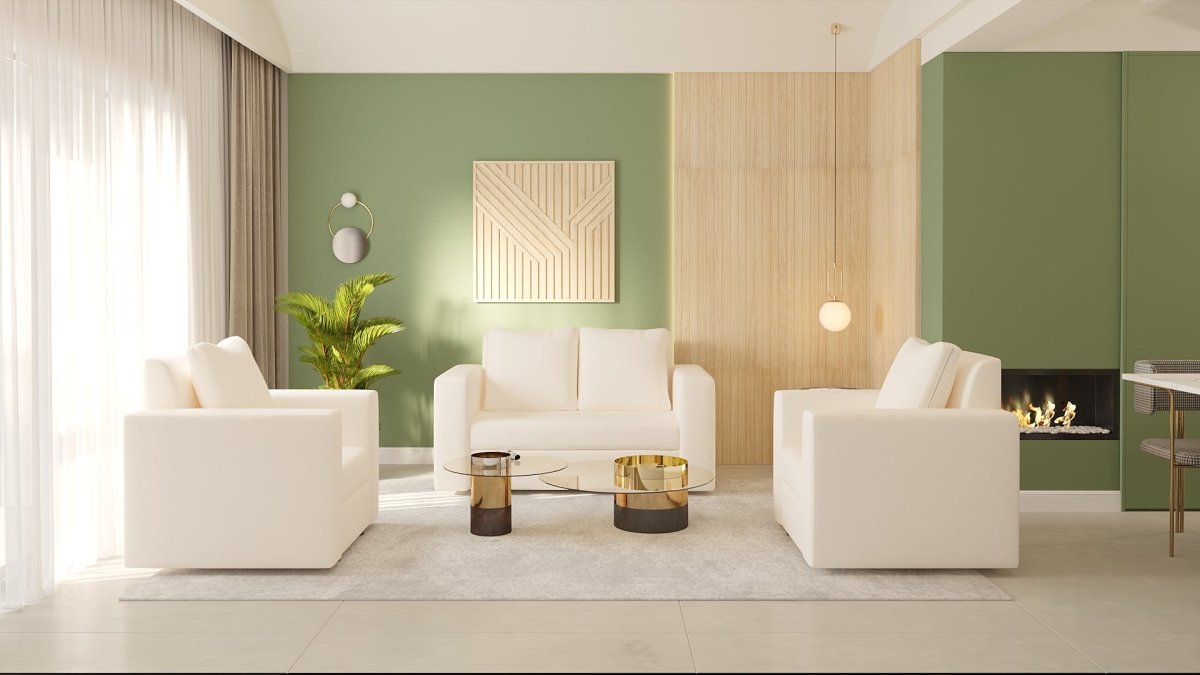 Couch Series with Pillows Leatherette Sofa - Sekar Lifestyle