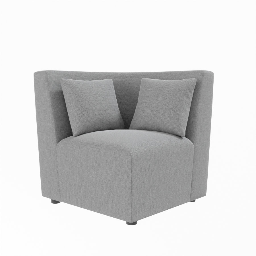 L Shape Corner Fabric Sofa [with Normal Handles] - Sekar Lifestyle