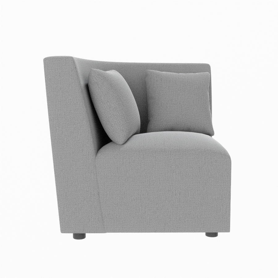 L Shape Corner Fabric Sofa [with Normal Handles] - Sekar Lifestyle