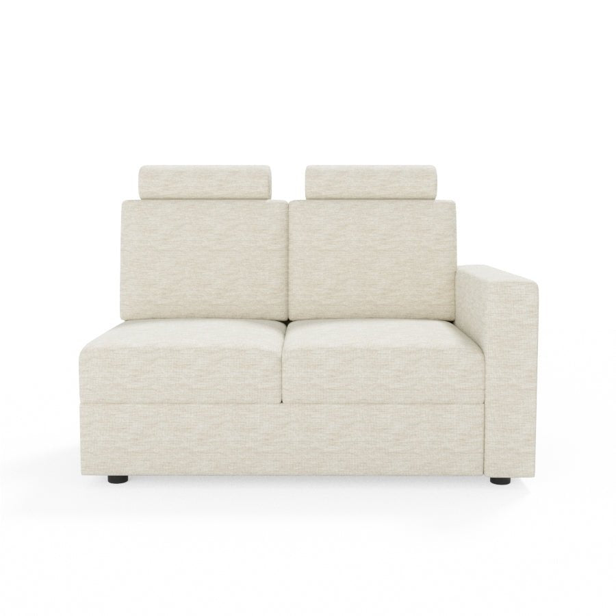 L Shape Corner Fabric Sofa [with Normal Handles] - Sekar Lifestyle