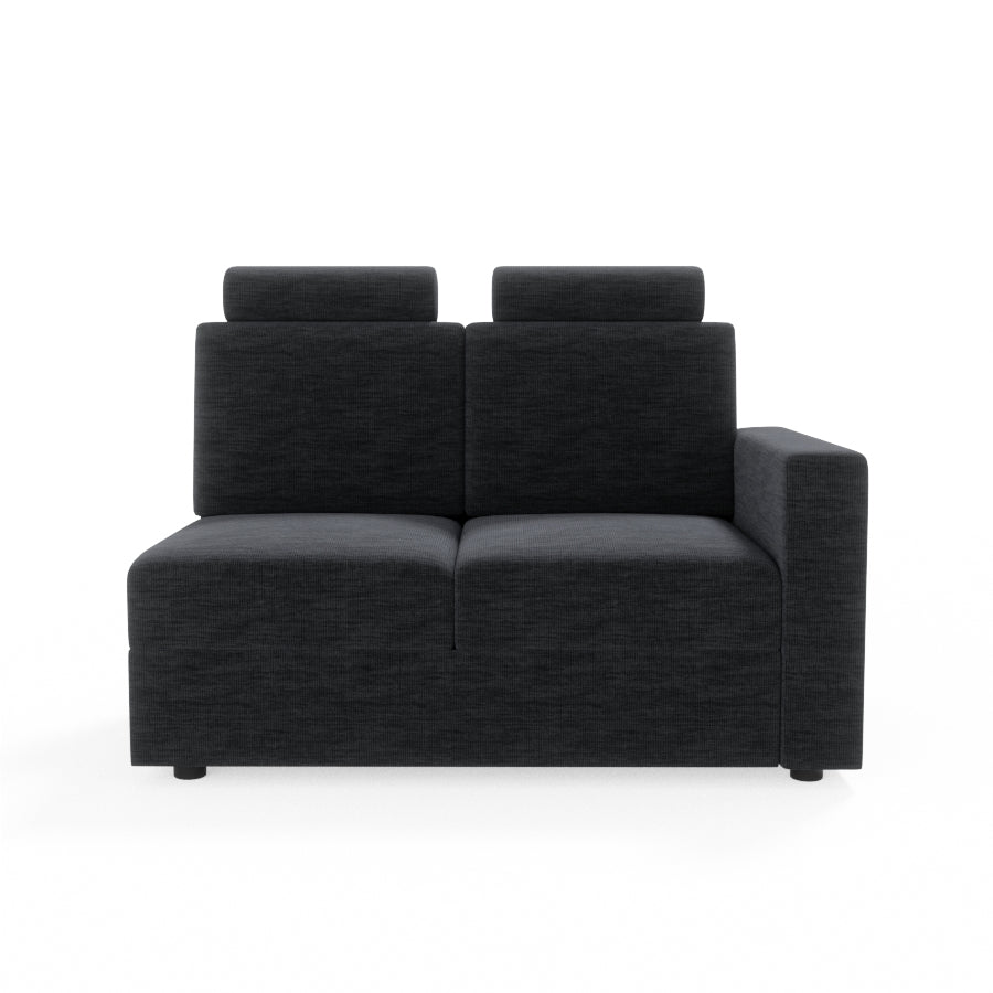 L Shape Corner Fabric Sofa [with Normal Handles] - Sekar Lifestyle