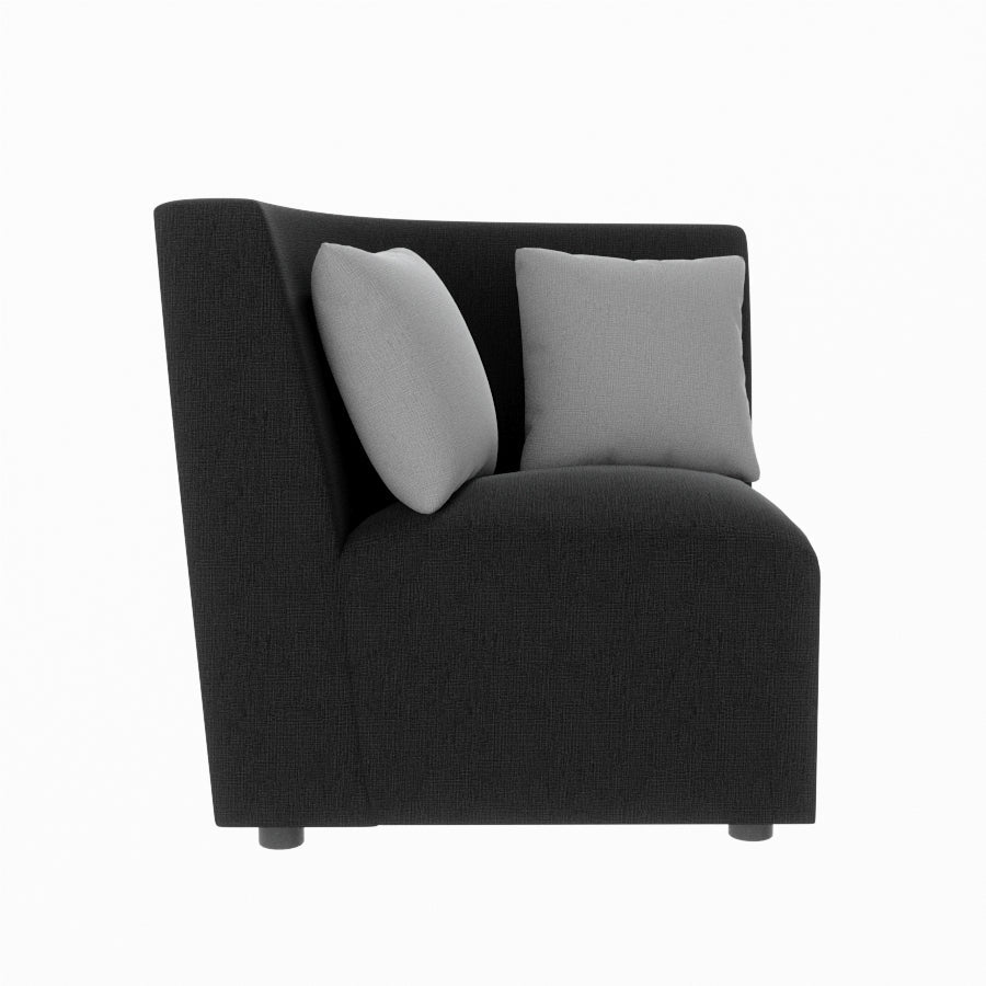 L Shape Corner Fabric Sofa [with Normal Handles] - Sekar Lifestyle