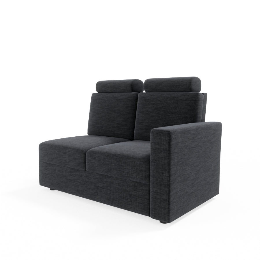 L Shape Corner Fabric Sofa [with Normal Handles] - Sekar Lifestyle