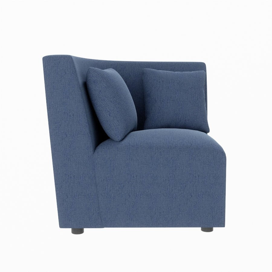 L Shape Corner Fabric Sofa [with Normal Handles] - Sekar Lifestyle