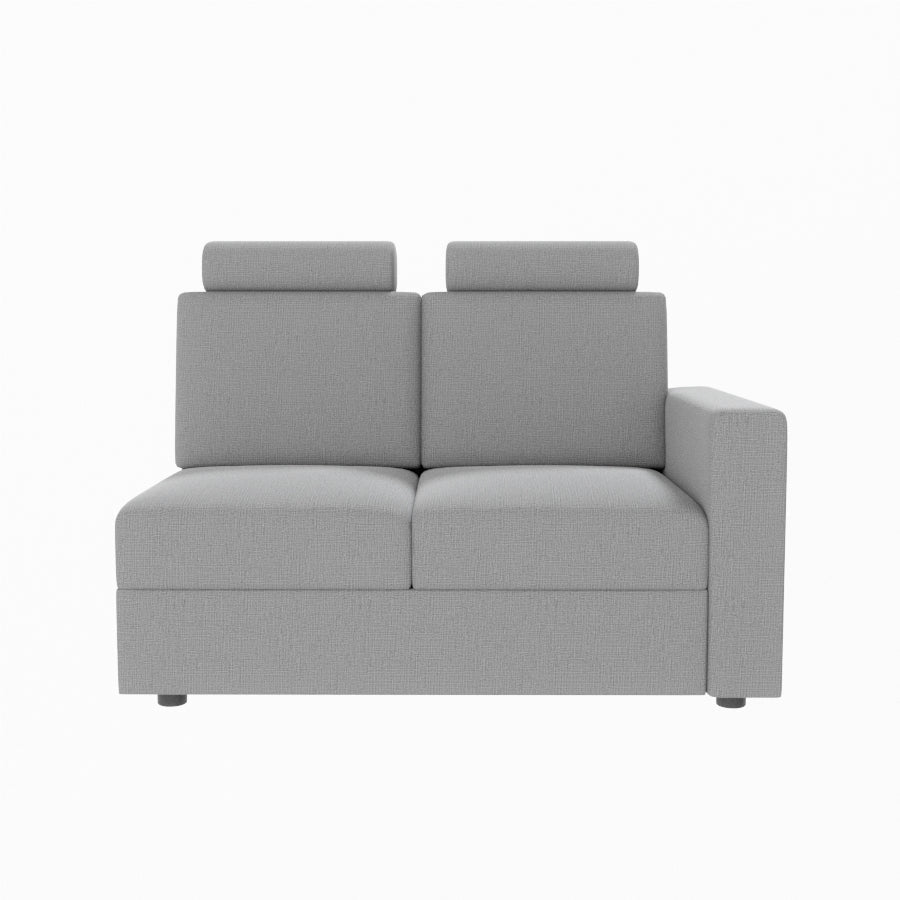 L Shape Corner Fabric Sofa [with Normal Handles] - Sekar Lifestyle