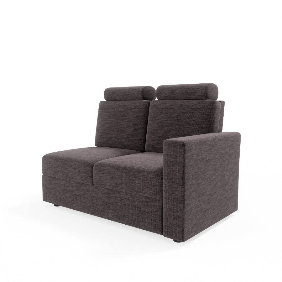 L Shape Corner Fabric Sofa [with Normal Handles] - Sekar Lifestyle