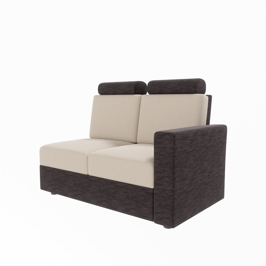 L Shape Corner Fabric Sofa [with Normal Handles] - Sekar Lifestyle
