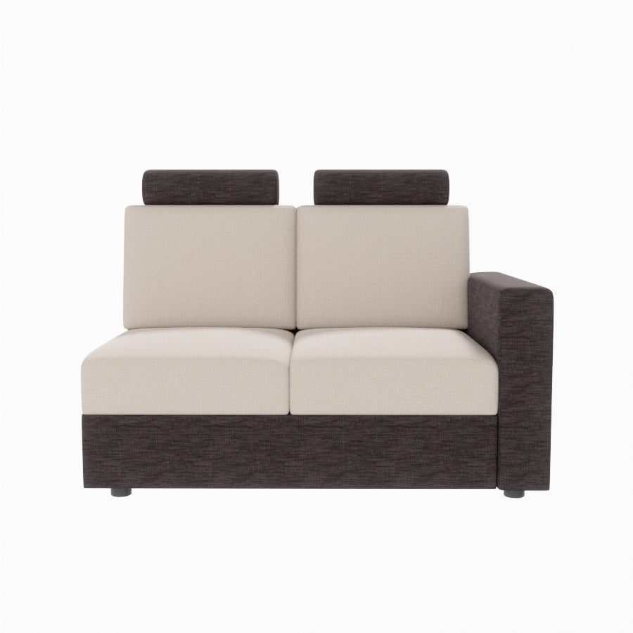 L Shape Corner Fabric Sofa [with Normal Handles] - Sekar Lifestyle