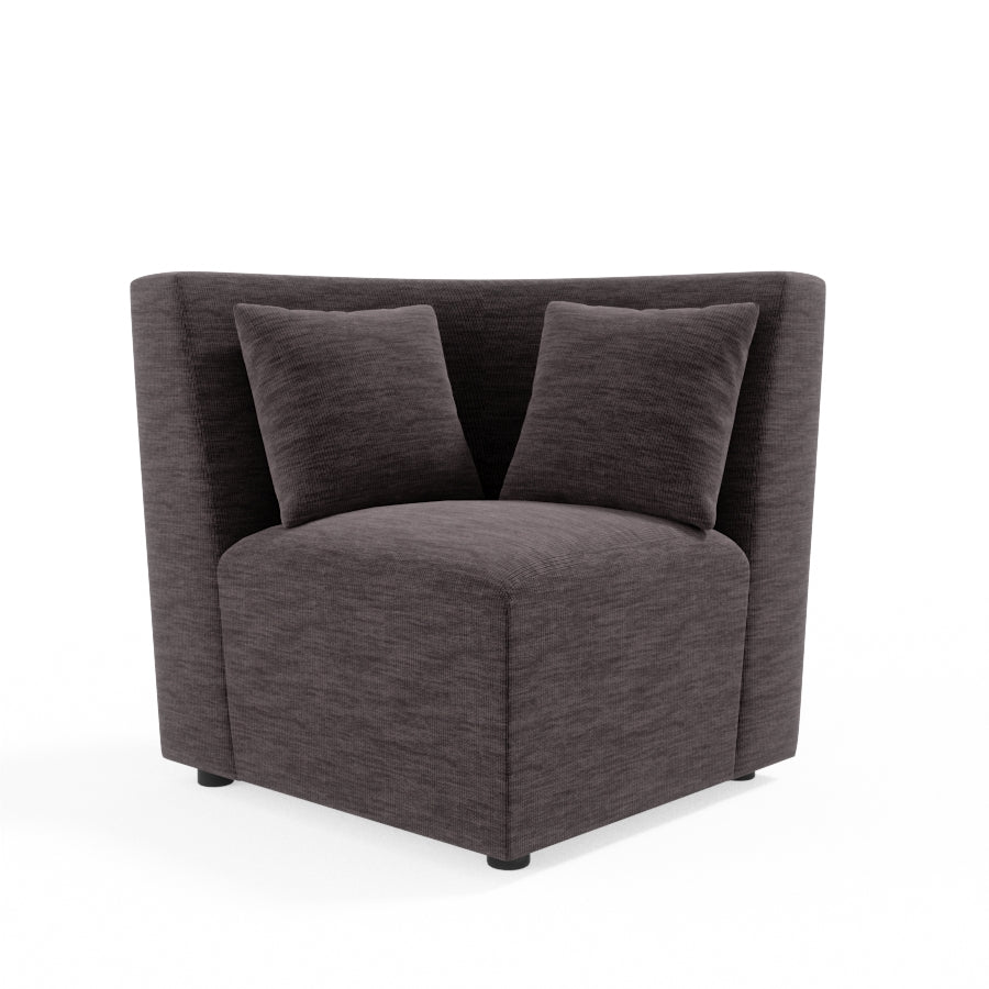 L Shape Corner Fabric Sofa [with Normal Handles] - Sekar Lifestyle