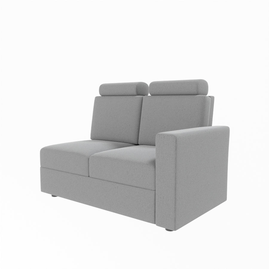 L Shape Corner Fabric Sofa [with Normal Handles] - Sekar Lifestyle