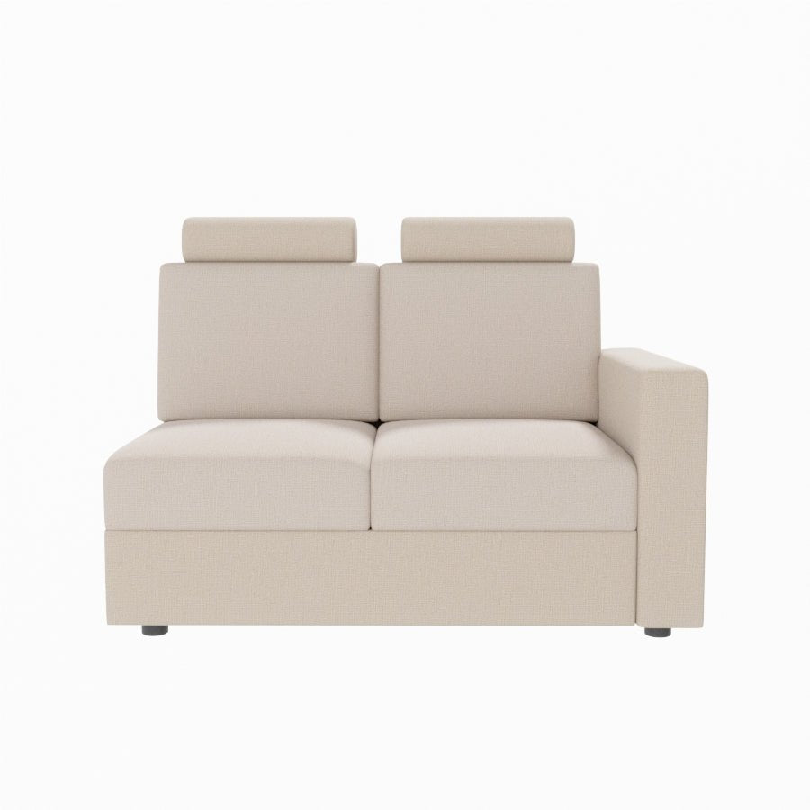 L Shape Corner Fabric Sofa [with Normal Handles] - Sekar Lifestyle