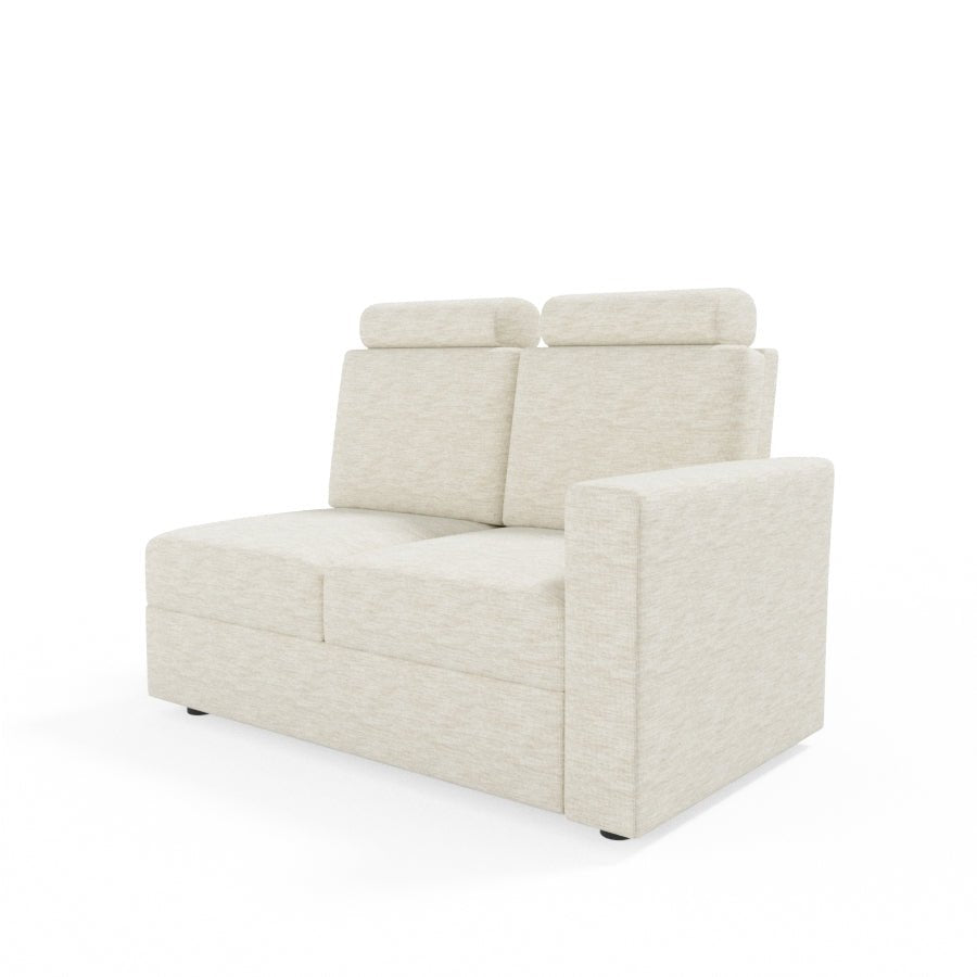 L Shape Corner Fabric Sofa [with Normal Handles] - Sekar Lifestyle