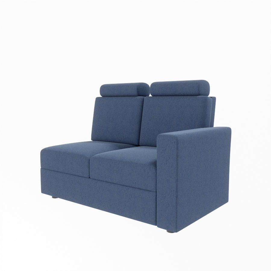 L Shape Corner Fabric Sofa [with Normal Handles] - Sekar Lifestyle