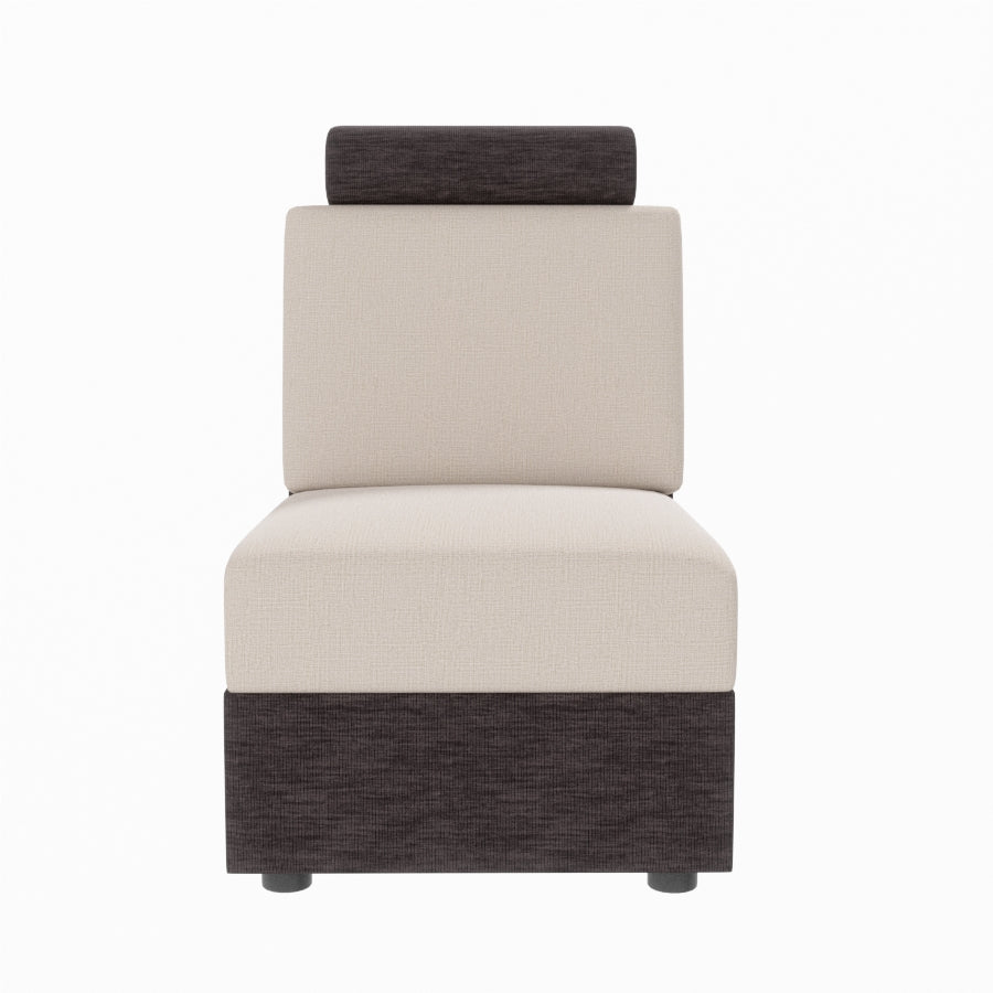 L Shape Corner Fabric Sofa [with Steel Handles] - Sekar Lifestyle