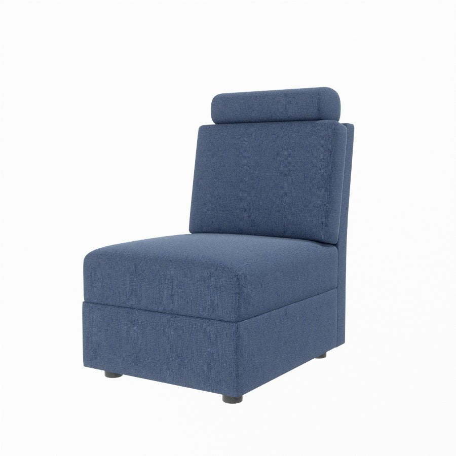 L Shape Corner Fabric Sofa [with Steel Handles] - Sekar Lifestyle