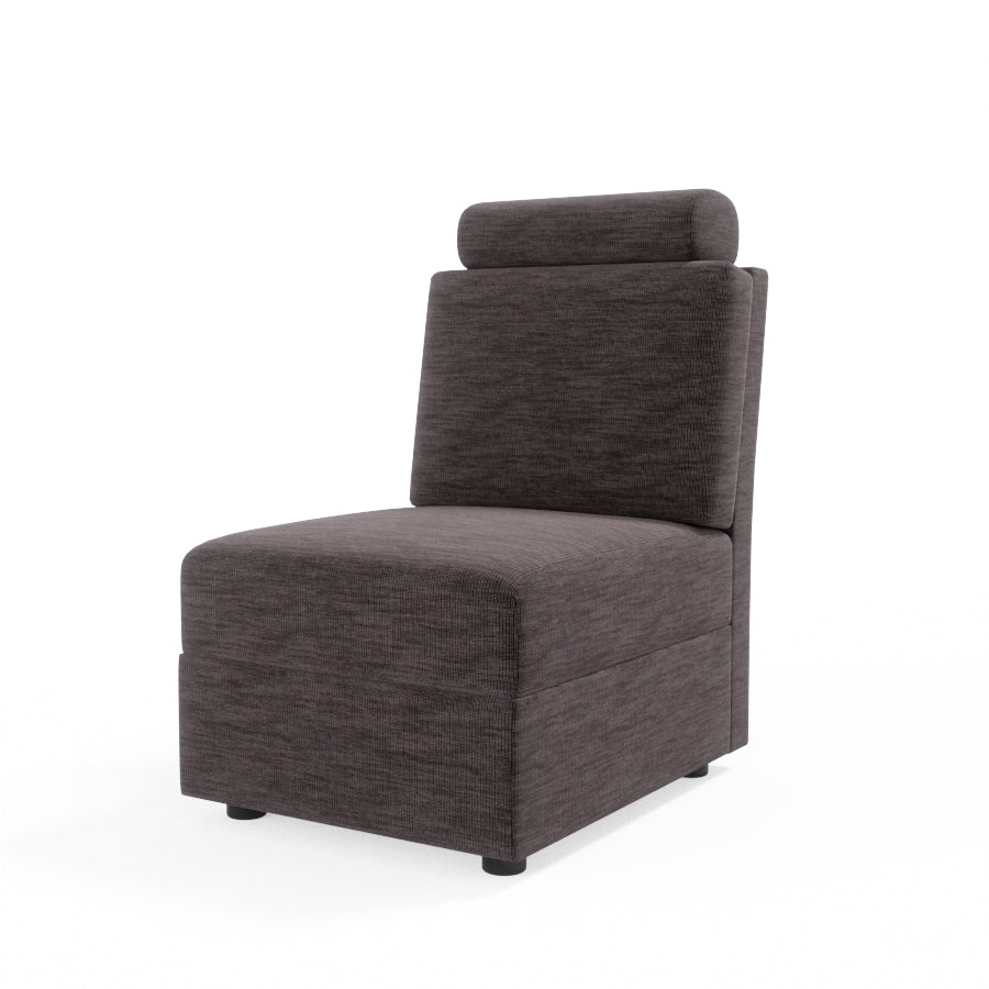 L Shape Corner Fabric Sofa [with Steel Handles] - Sekar Lifestyle