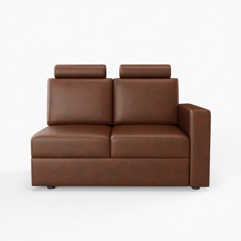 L Shape Corner Leatherette Sofa [with Normal Handles] - Sekar Lifestyle