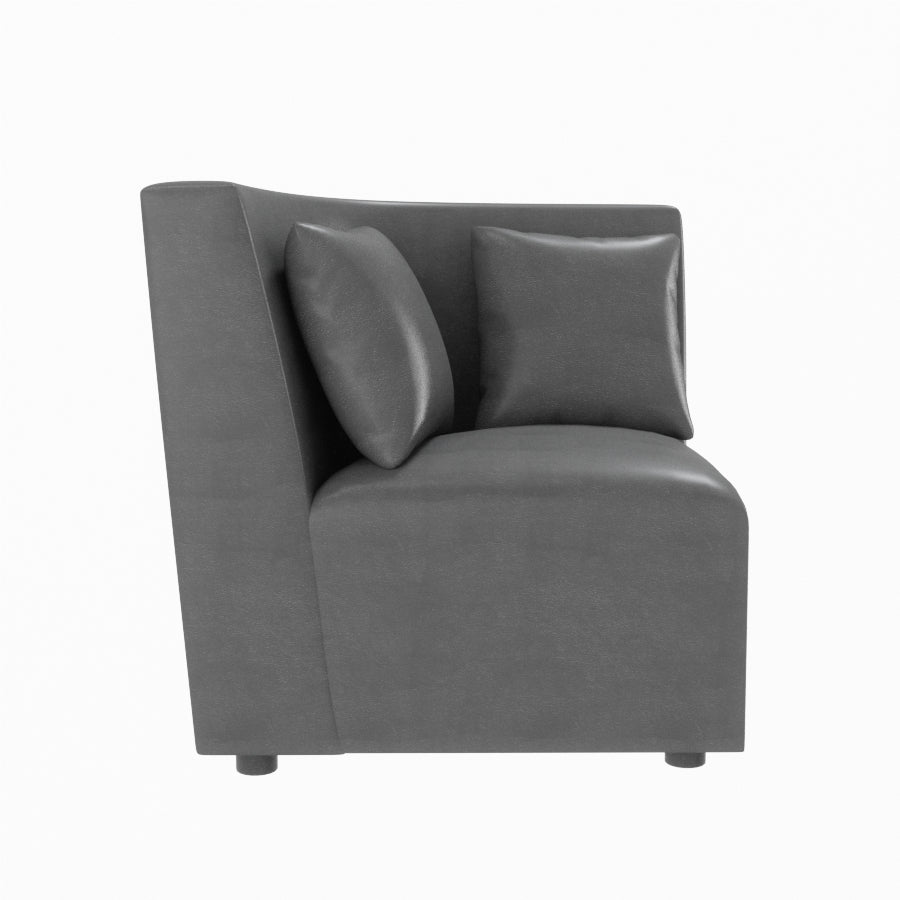 L Shape Corner Leatherette Sofa [with Normal Handles] - Sekar Lifestyle