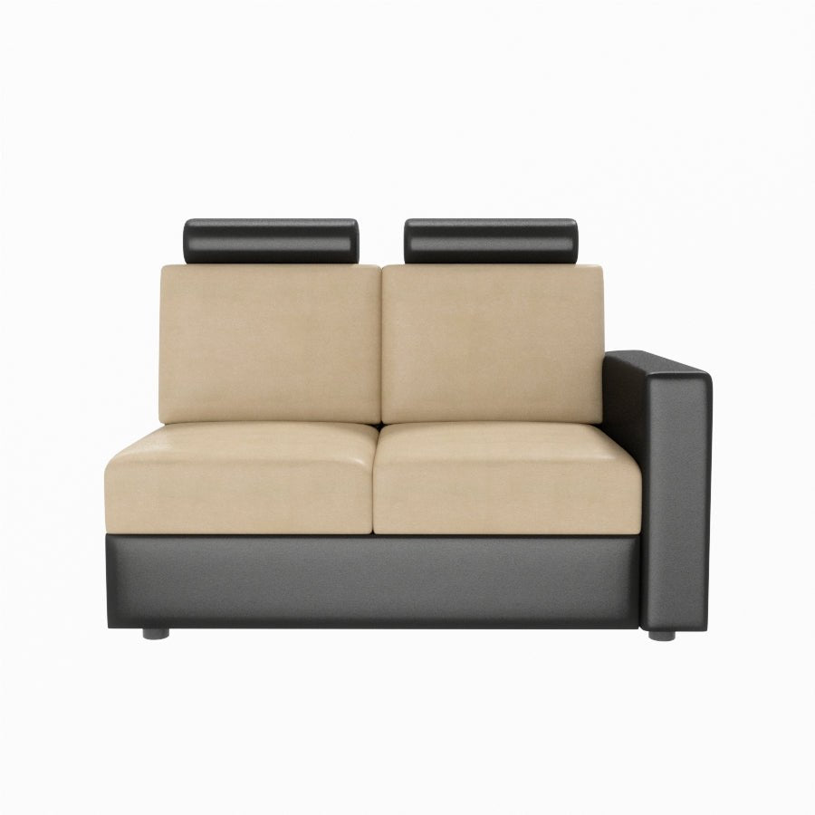 L Shape Corner Leatherette Sofa [with Normal Handles] - Sekar Lifestyle