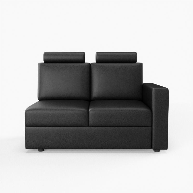 L Shape Corner Leatherette Sofa [with Normal Handles] - Sekar Lifestyle