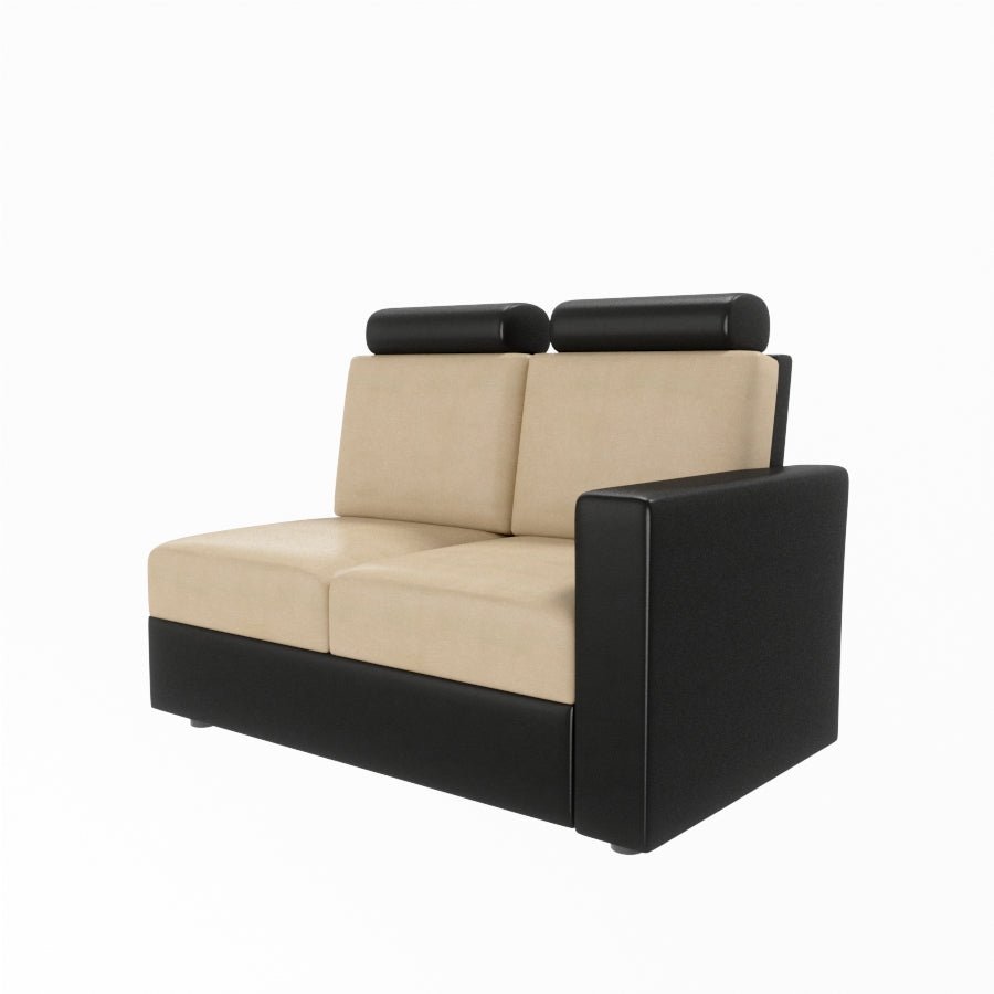 L Shape Corner Leatherette Sofa [with Normal Handles] - Sekar Lifestyle