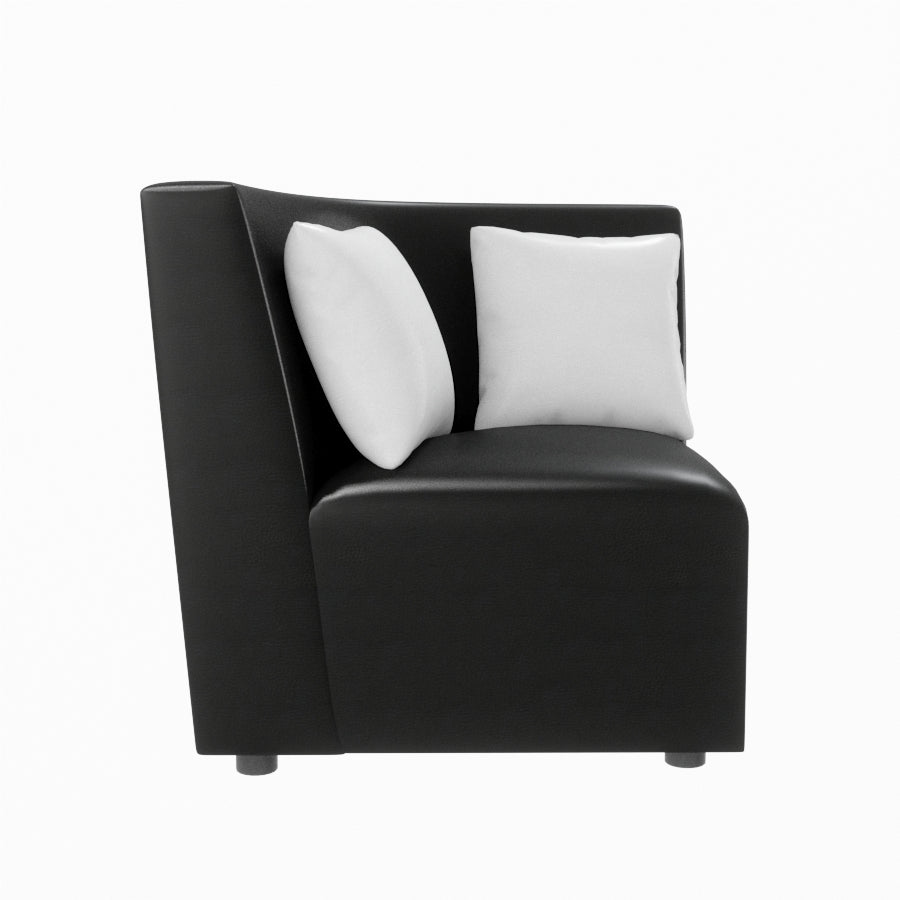 L Shape Corner Leatherette Sofa [with Normal Handles] - Sekar Lifestyle