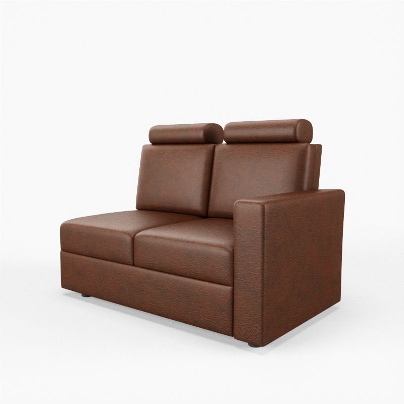 L Shape Corner Leatherette Sofa [with Normal Handles] - Sekar Lifestyle