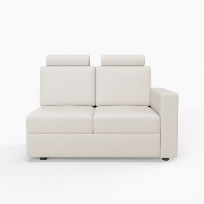 L Shape Corner Leatherette Sofa [with Normal Handles] - Sekar Lifestyle