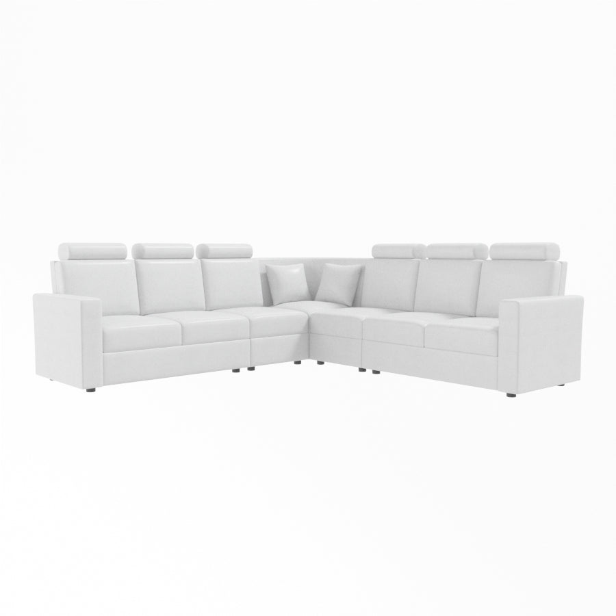 L Shape Corner Leatherette Sofa [with Normal Handles] - Sekar Lifestyle