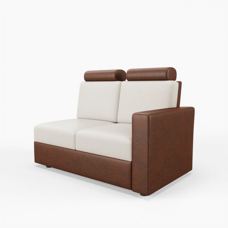L Shape Corner Leatherette Sofa [with Normal Handles] - Sekar Lifestyle