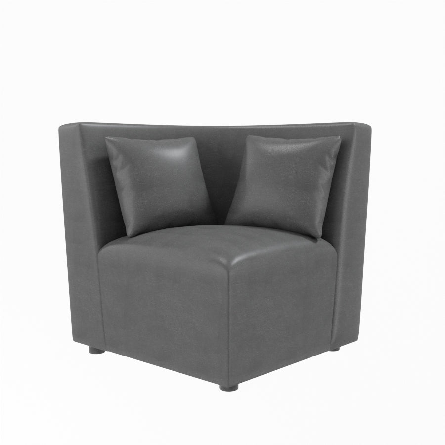 L Shape Corner Leatherette Sofa [with Normal Handles] - Sekar Lifestyle