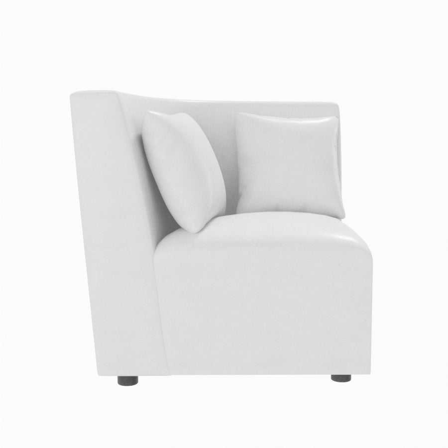 L Shape Corner Leatherette Sofa [with Steel Handles] - Sekar Lifestyle