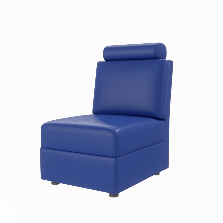 L Shape Corner Leatherette Sofa [with Steel Handles] - Sekar Lifestyle