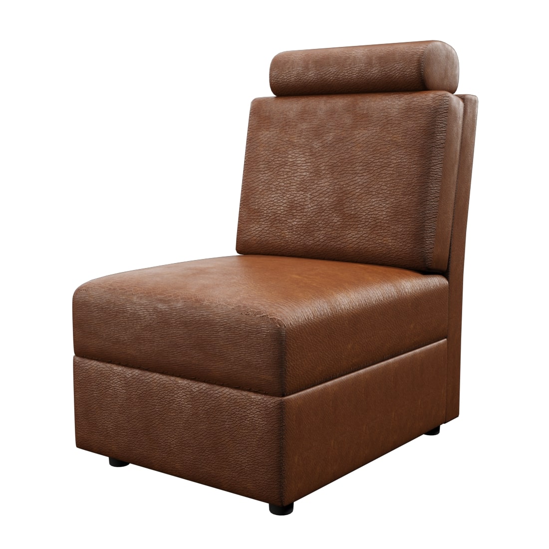 L Shape Corner Leatherette Sofa [with Steel Handles] - Sekar Lifestyle