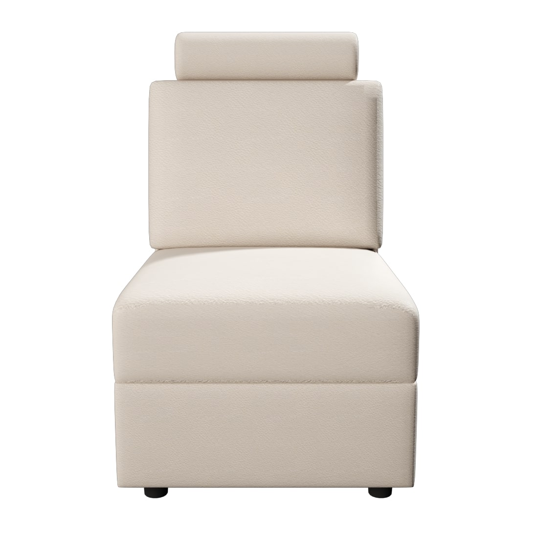 L Shape Corner Leatherette Sofa [with Steel Handles] - Sekar Lifestyle