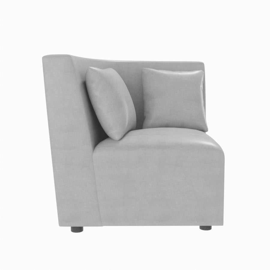 L Shape Corner Leatherette Sofa [with Steel Handles] - Sekar Lifestyle