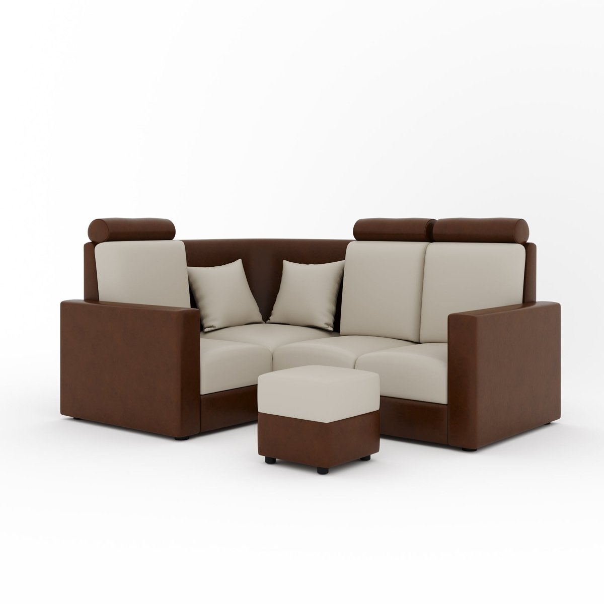 L Shape Corner Mini Sofa Series [with Normal Handles] with Box Moda - Sekar Lifestyle