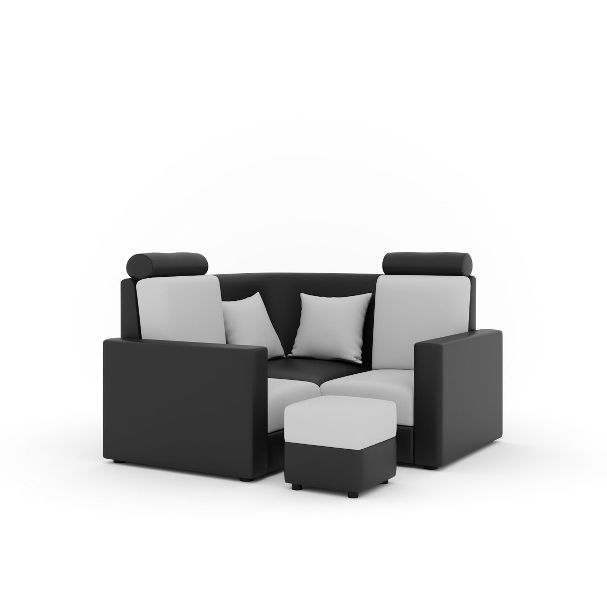 L Shape Corner Mini Sofa Series [with Normal Handles] with Box Moda - Sekar Lifestyle