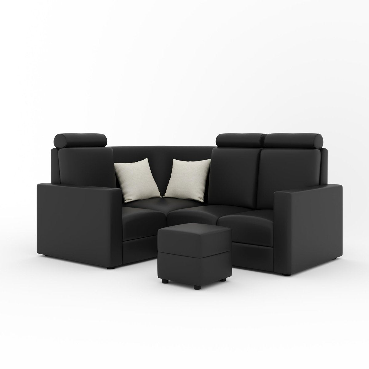L Shape Corner Mini Sofa Series [with Normal Handles] with Box Moda - Sekar Lifestyle