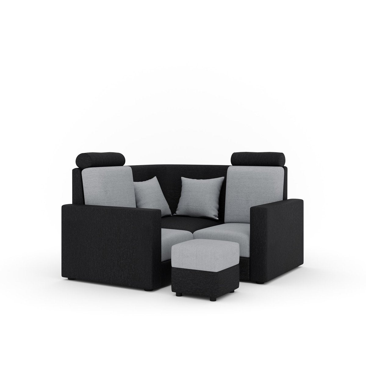 L Shape Corner Mini Sofa Series [with Normal Handles] with Box Moda - Sekar Lifestyle