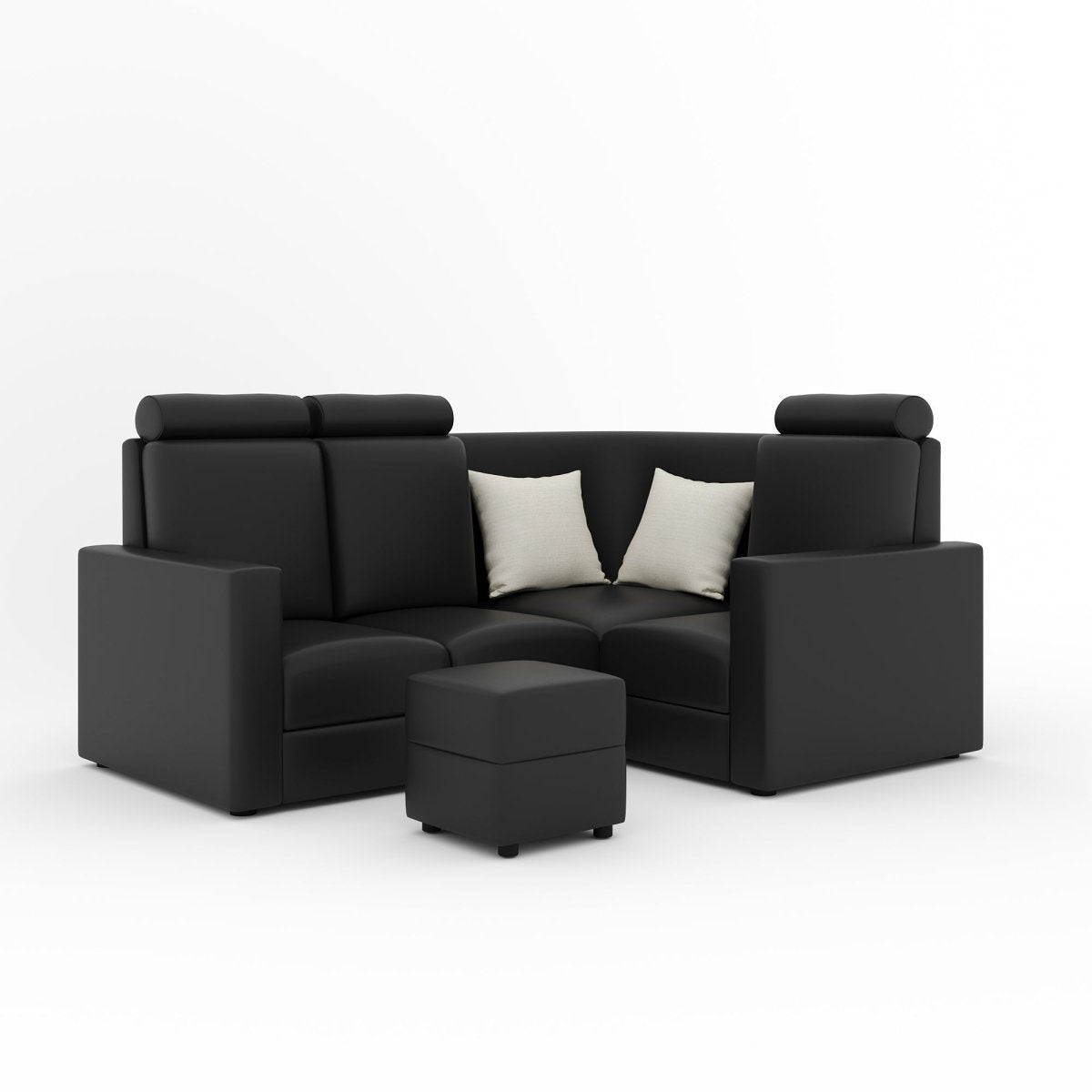 L Shape Corner Mini Sofa Series [with Normal Handles] with Box Moda - Sekar Lifestyle