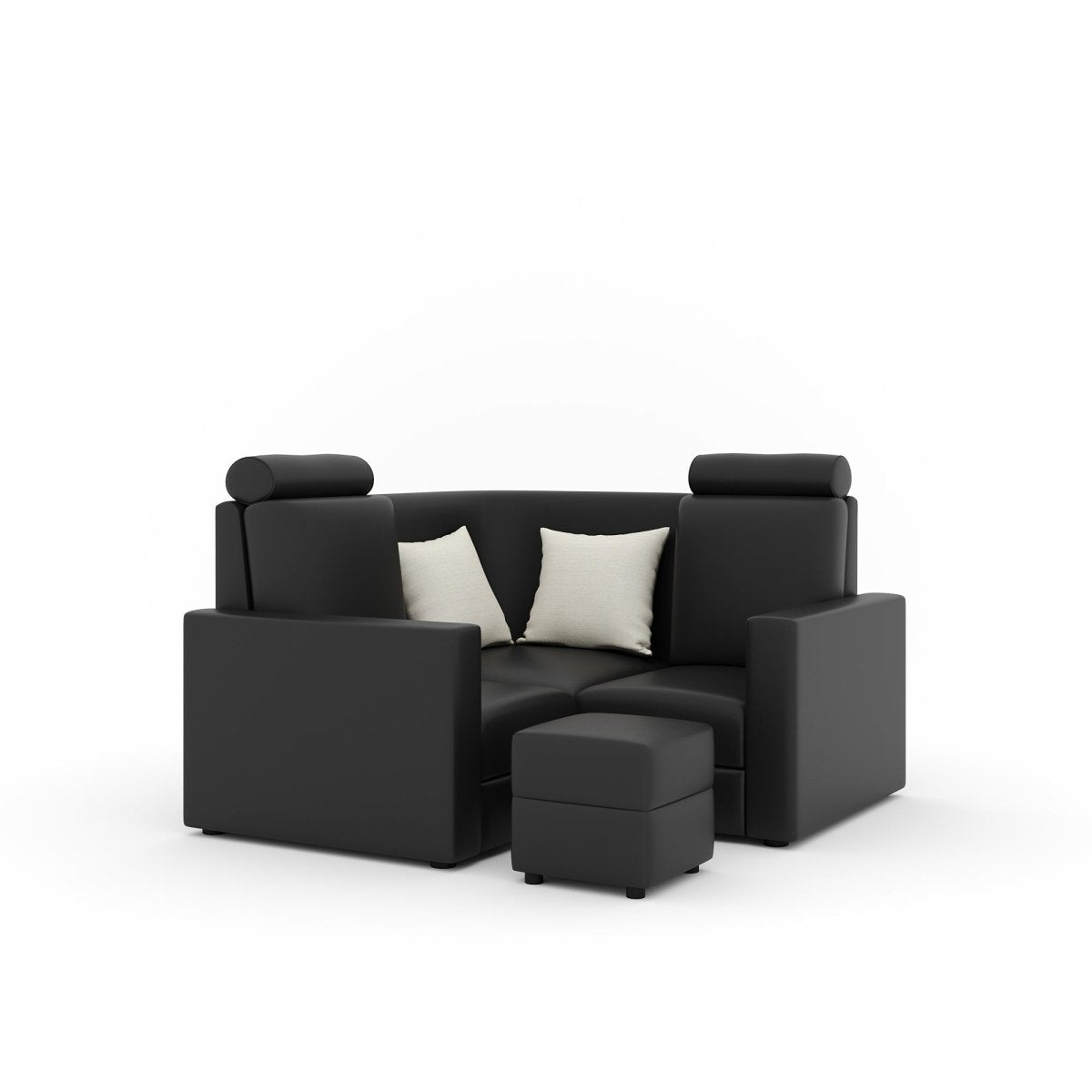 L Shape Corner Mini Sofa Series [with Normal Handles] with Box Moda - Sekar Lifestyle