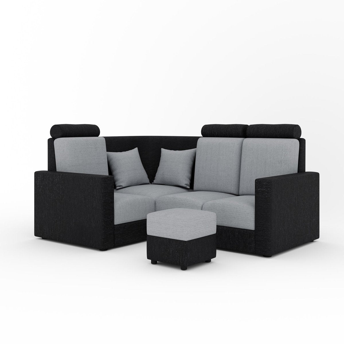 L Shape Corner Mini Sofa Series [with Normal Handles] with Box Moda - Sekar Lifestyle