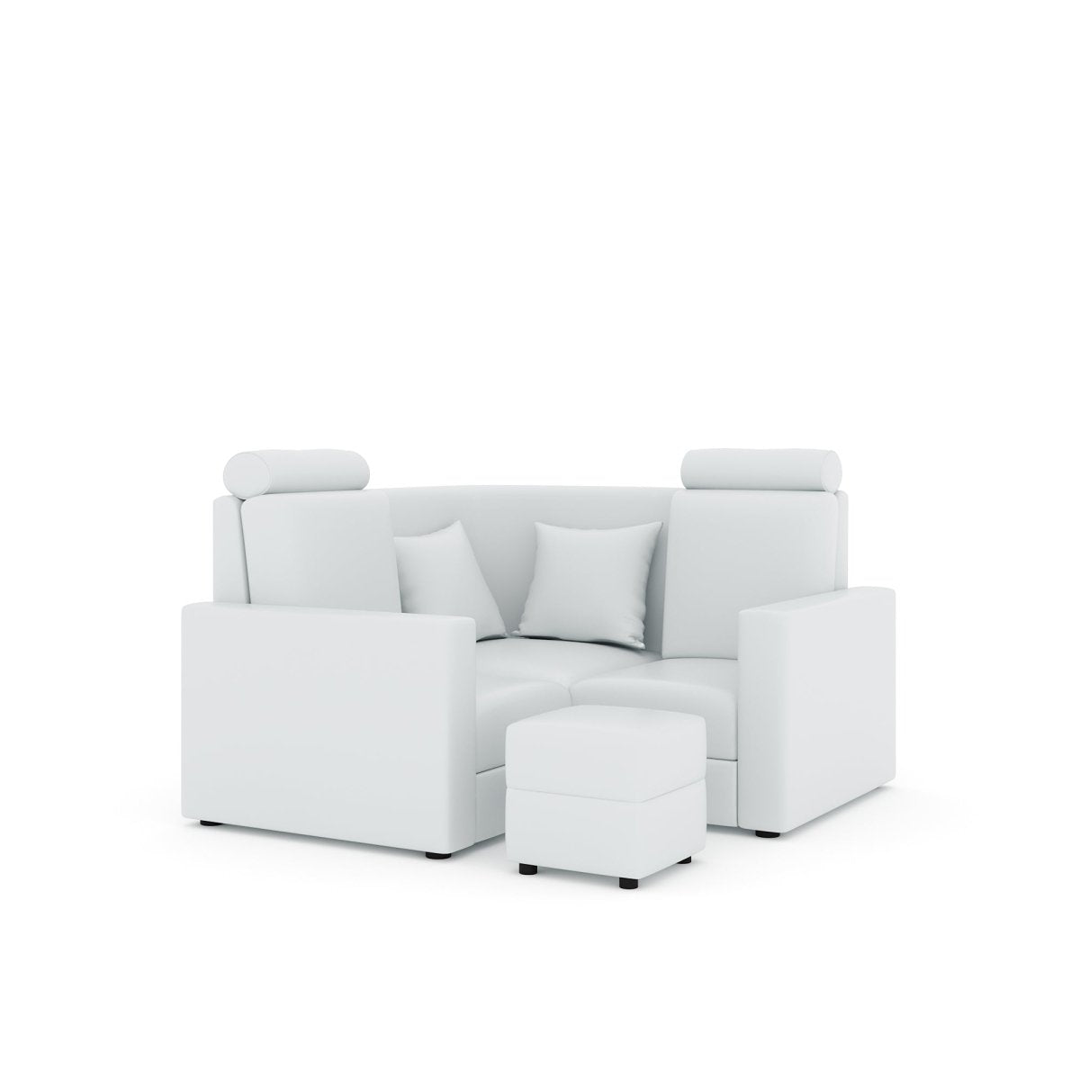 L Shape Corner Mini Sofa Series [with Normal Handles] with Box Moda - Sekar Lifestyle