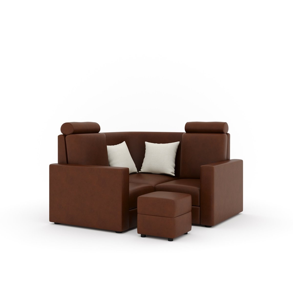 L Shape Corner Mini Sofa Series [with Normal Handles] with Box Moda - Sekar Lifestyle