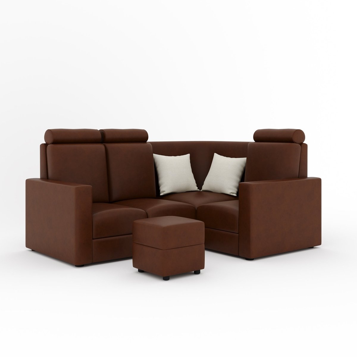 L Shape Corner Mini Sofa Series [with Normal Handles] with Box Moda - Sekar Lifestyle