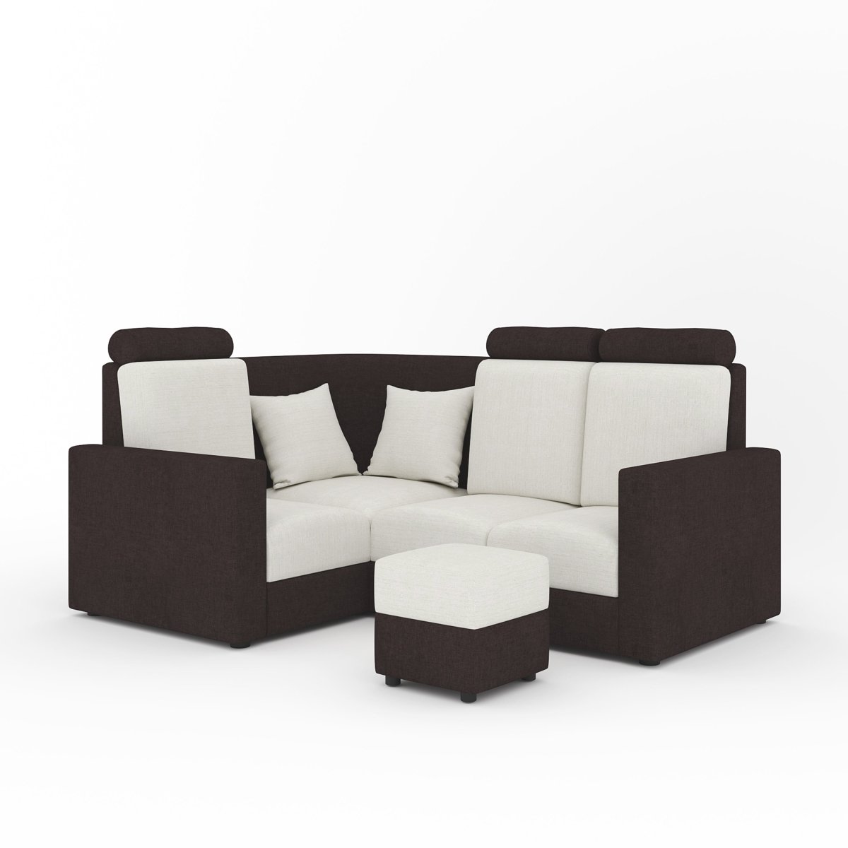 L Shape Corner Mini Sofa Series [with Normal Handles] with Box Moda - Sekar Lifestyle