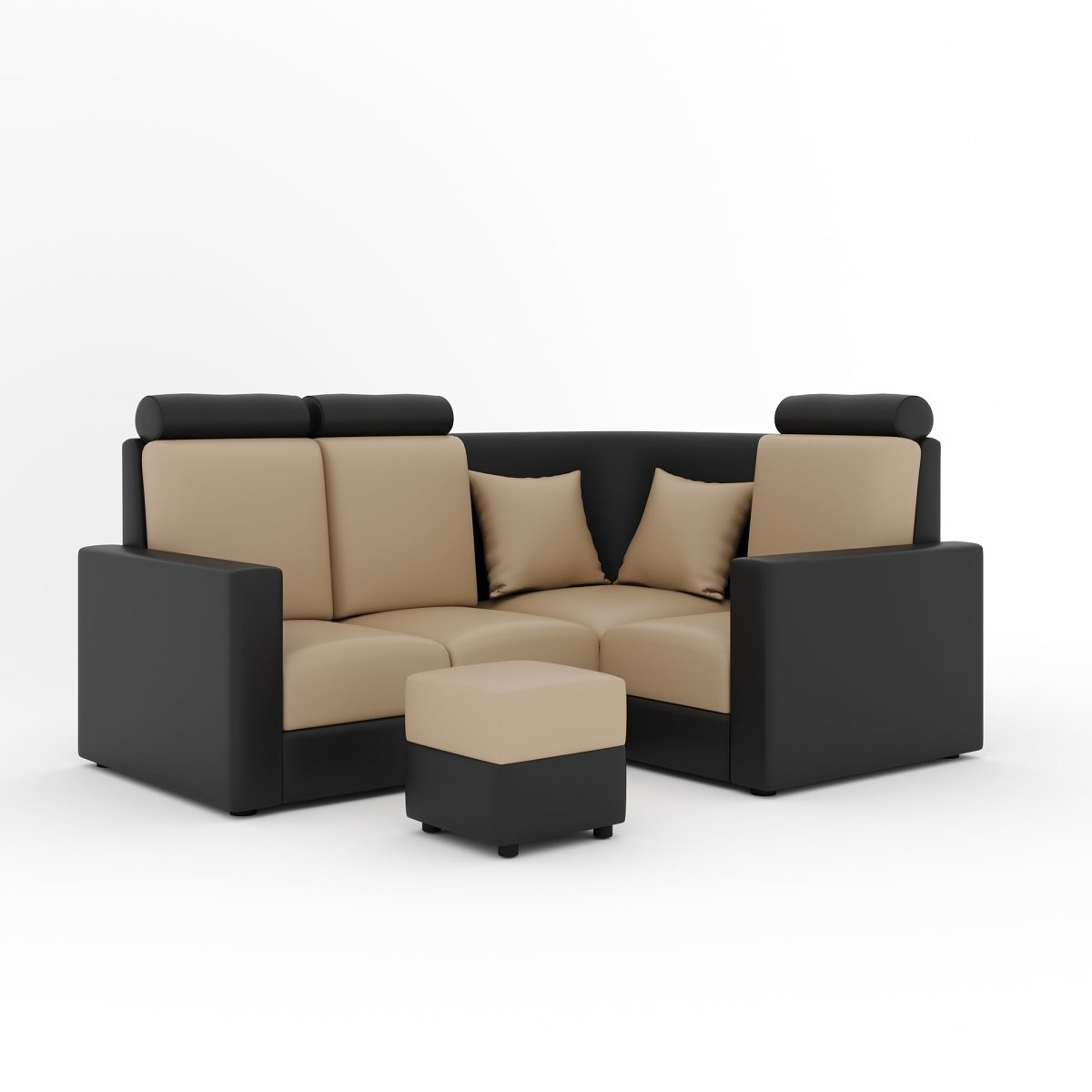 L Shape Corner Mini Sofa Series [with Normal Handles] with Box Moda - Sekar Lifestyle
