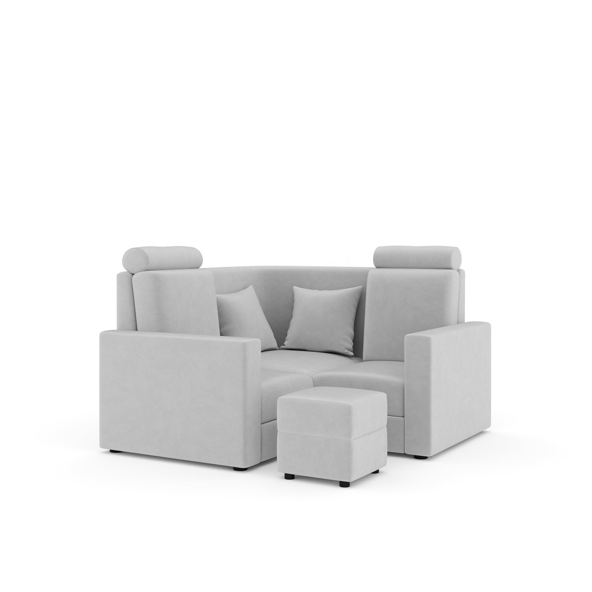 L Shape Corner Mini Sofa Series [with Normal Handles] with Box Moda - Sekar Lifestyle